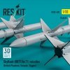 RESKIT RS32-0520 Skyflash (RB71/Av.71) missiles (4 pcs) (3D Printed) 1/32